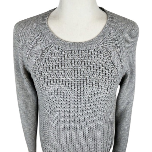 MICHAEL Michael Kors Grey Knit Pullover Sweater Size S - Picture 2 of 8